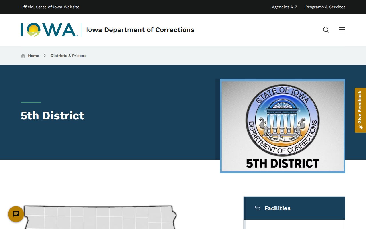 Fifth Judicial District supervision for Adair County criminal records